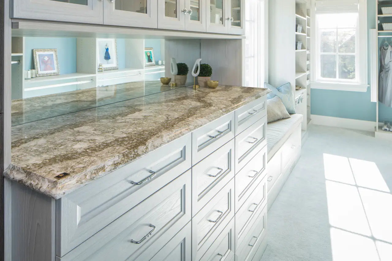 Beaumont™ Quartz Sample by Cambria available at Aqua Kitchen