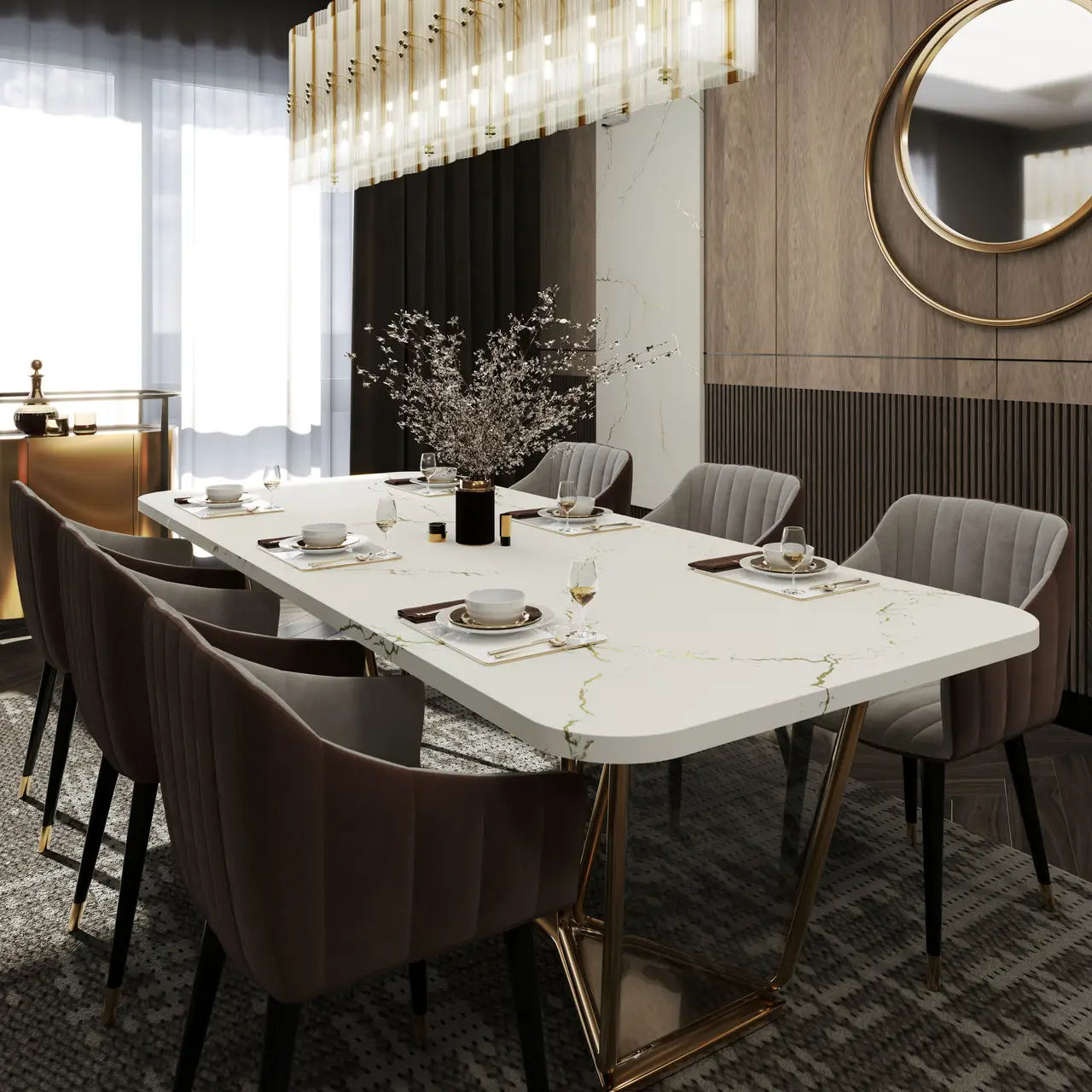 Berkshire Brass Sculpted™ Quartz Sample by Cambria available at Aqua Kitchen