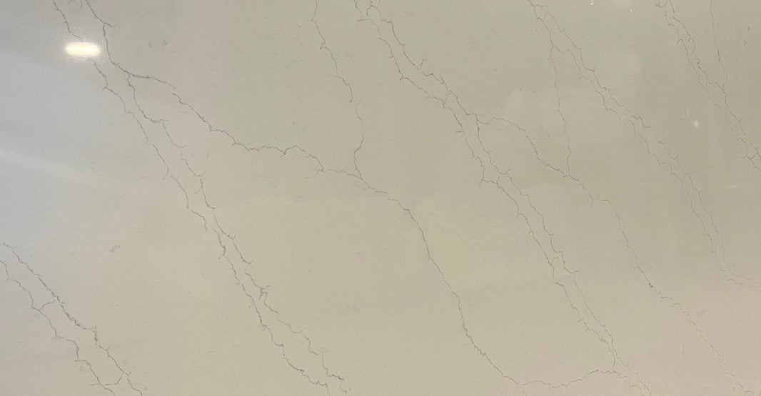 Bianco Argento Quartz Countertop Sale by Aqua Kitchen available at Aqua Kitchen