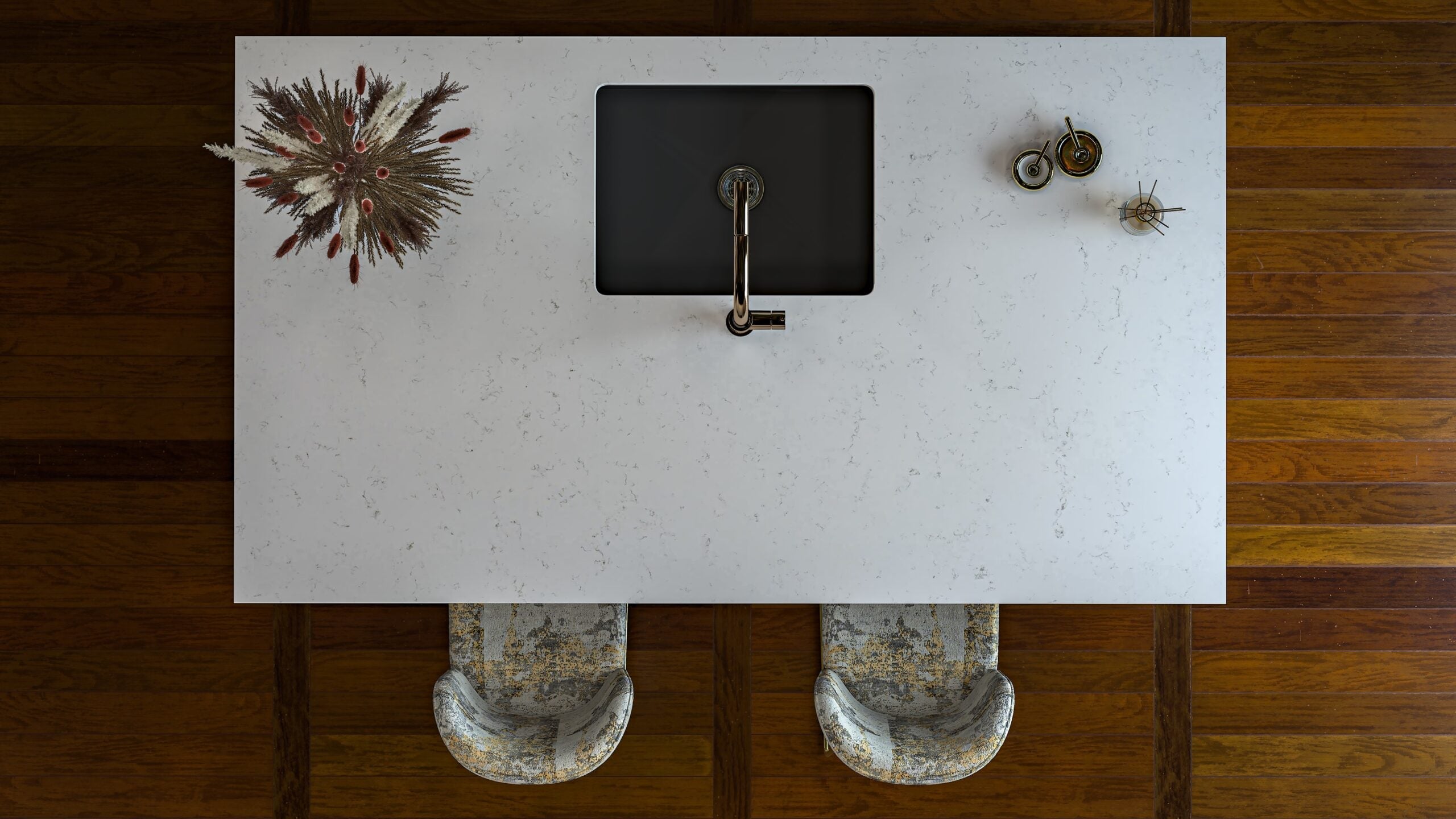 Bianco Sol by Pental Quartz available at Aqua Kitchen