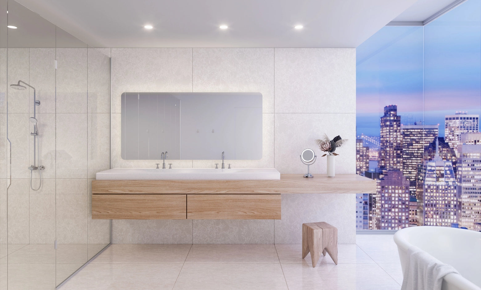 Big Sur Mist™ Quartz Sample by Cambria available at Aqua Kitchen