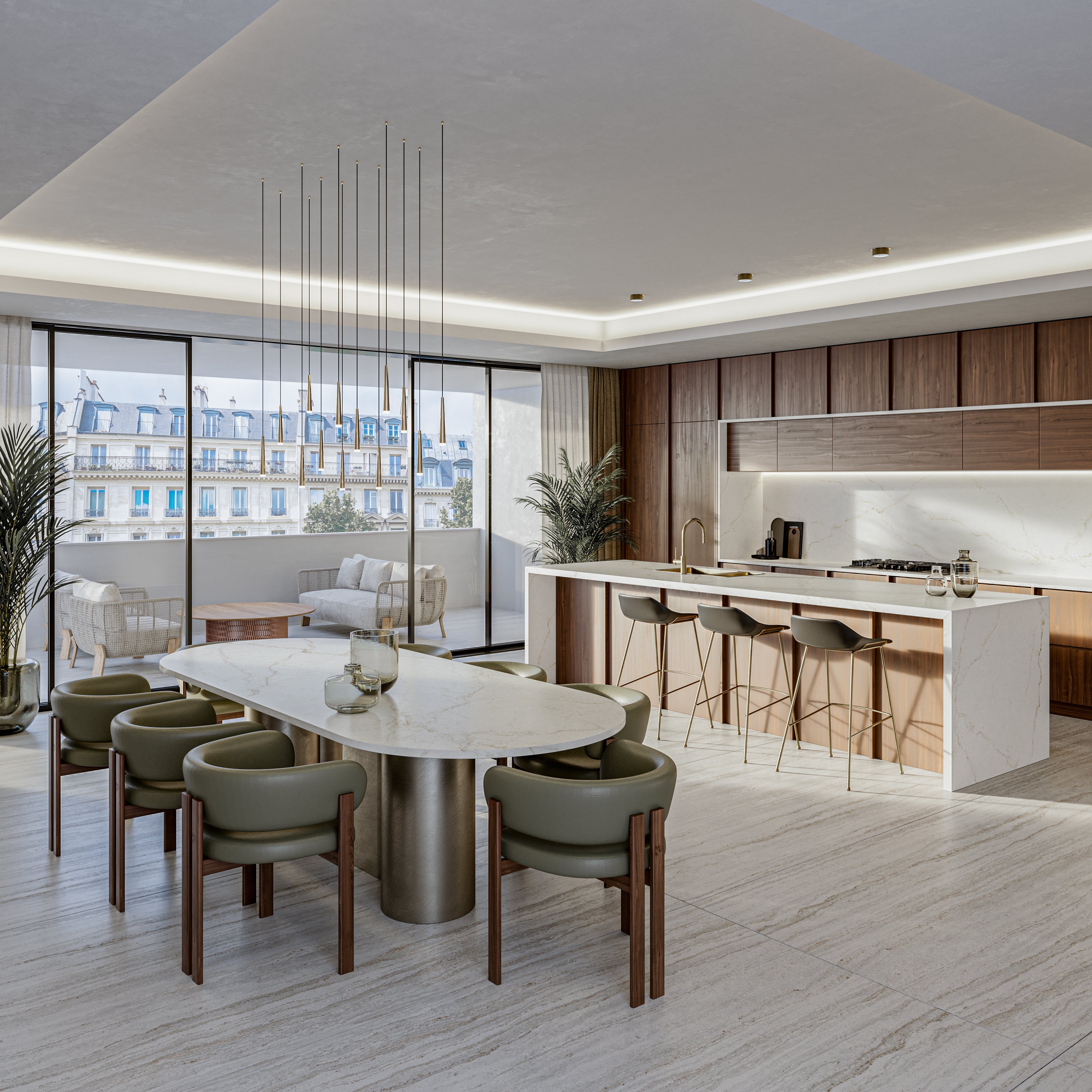 Blanc Élysée by Silestone available at Aqua Kitchen