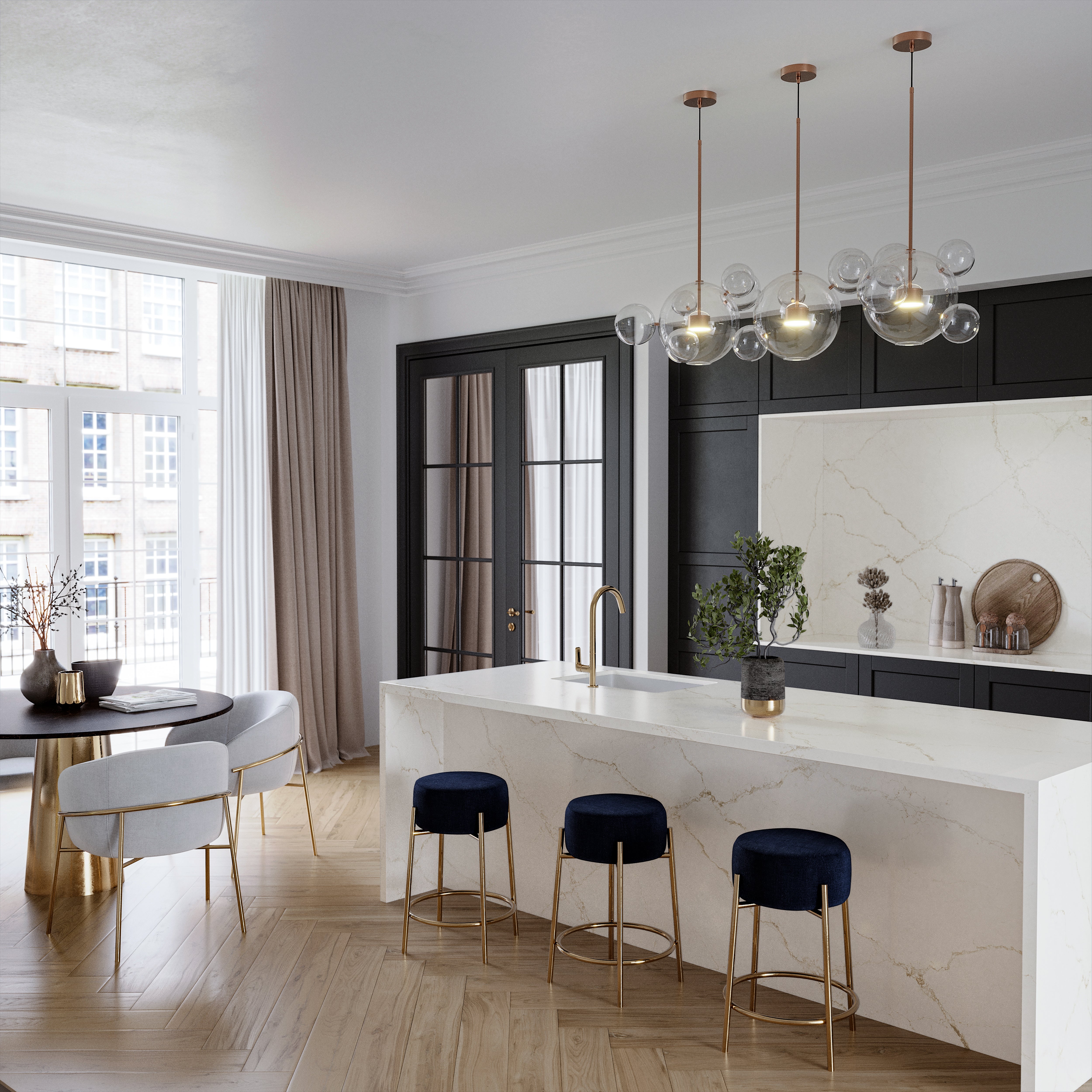 Blanc Élysée by Silestone available at Aqua Kitchen