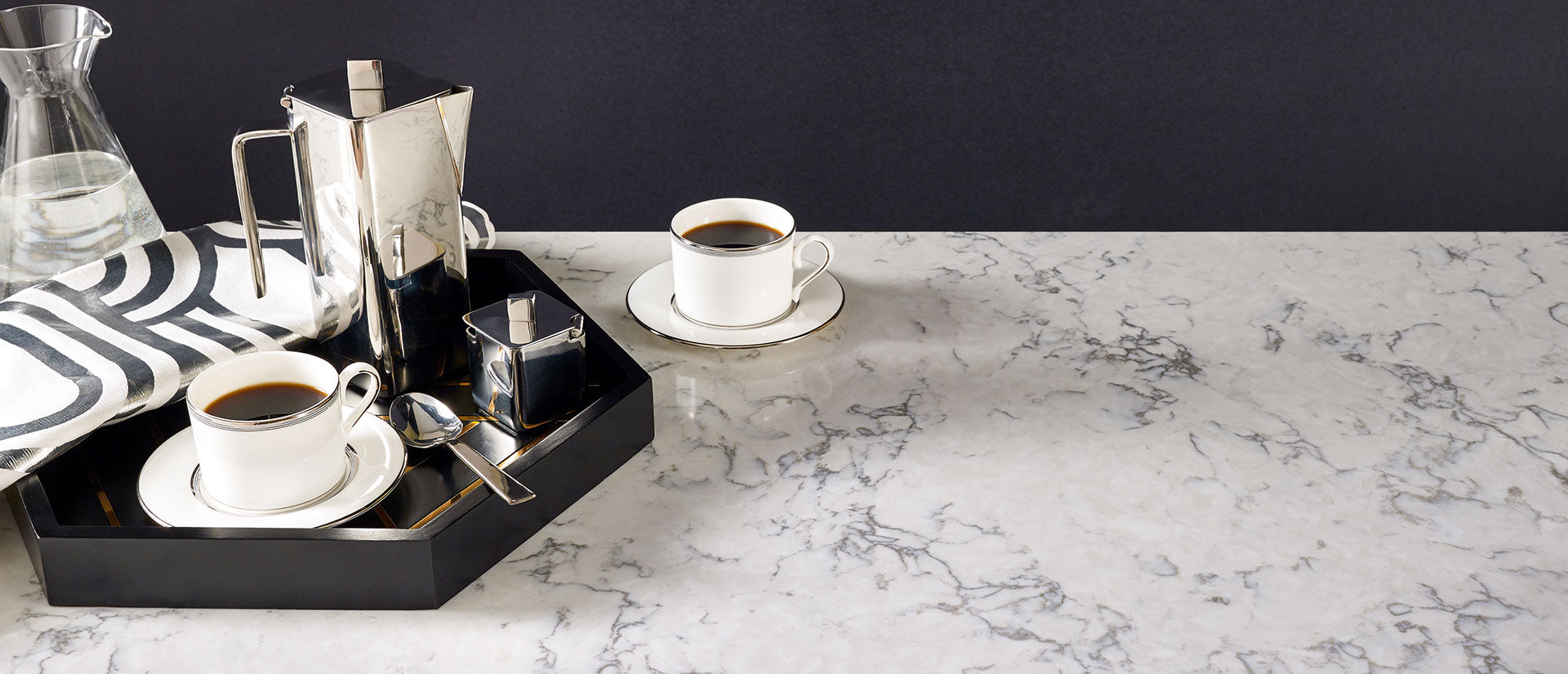 Blanca Arabescato by MSI Surfaces available at Aqua Kitchen