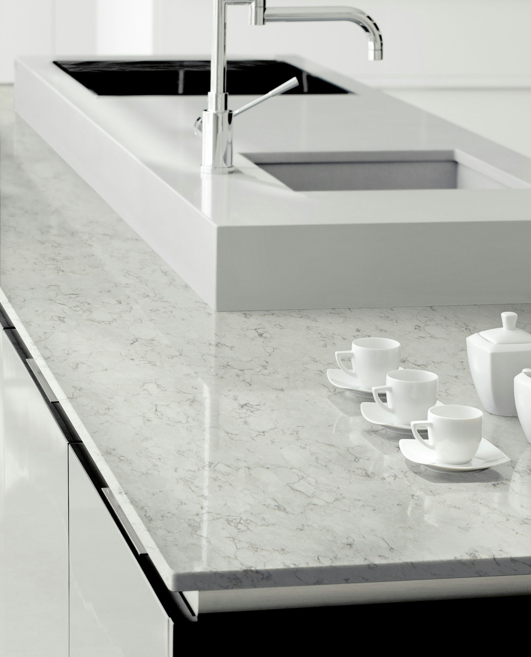 Blanco Orion by Silestone available at Aqua Kitchen