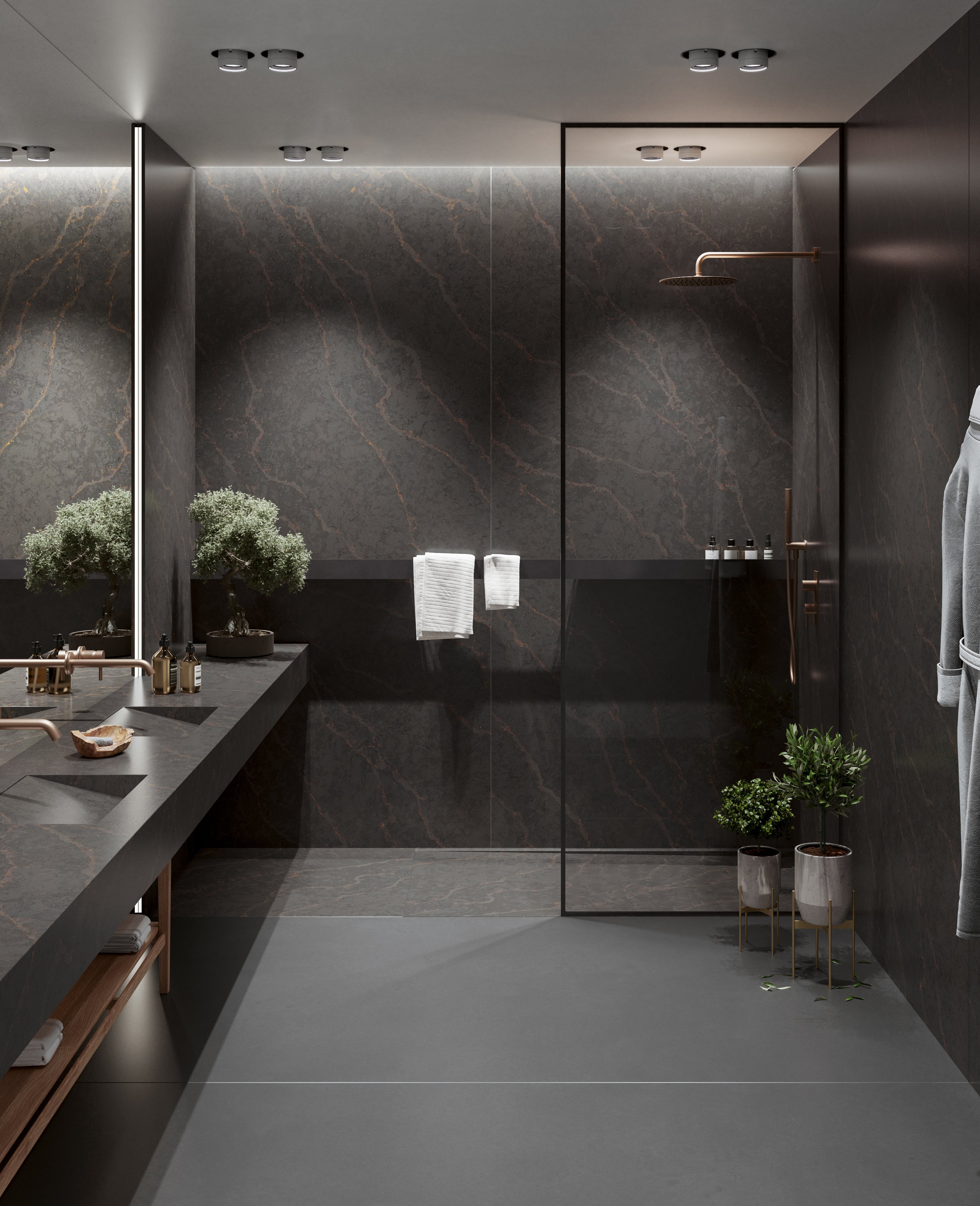 Bohemian Flame by Silestone available at Aqua Kitchen