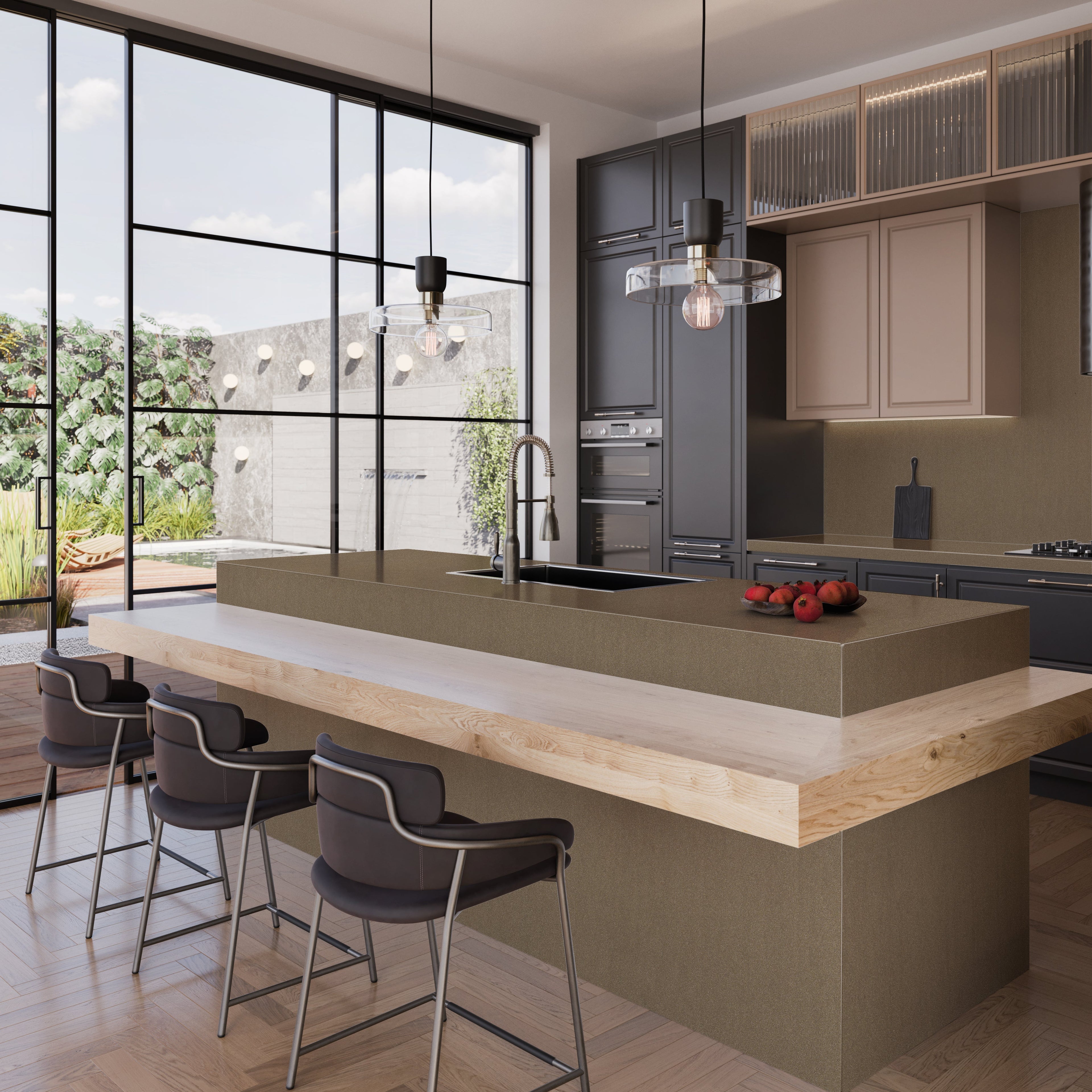 Brighstone™ Quartz Sample by Cambria available at Aqua Kitchen