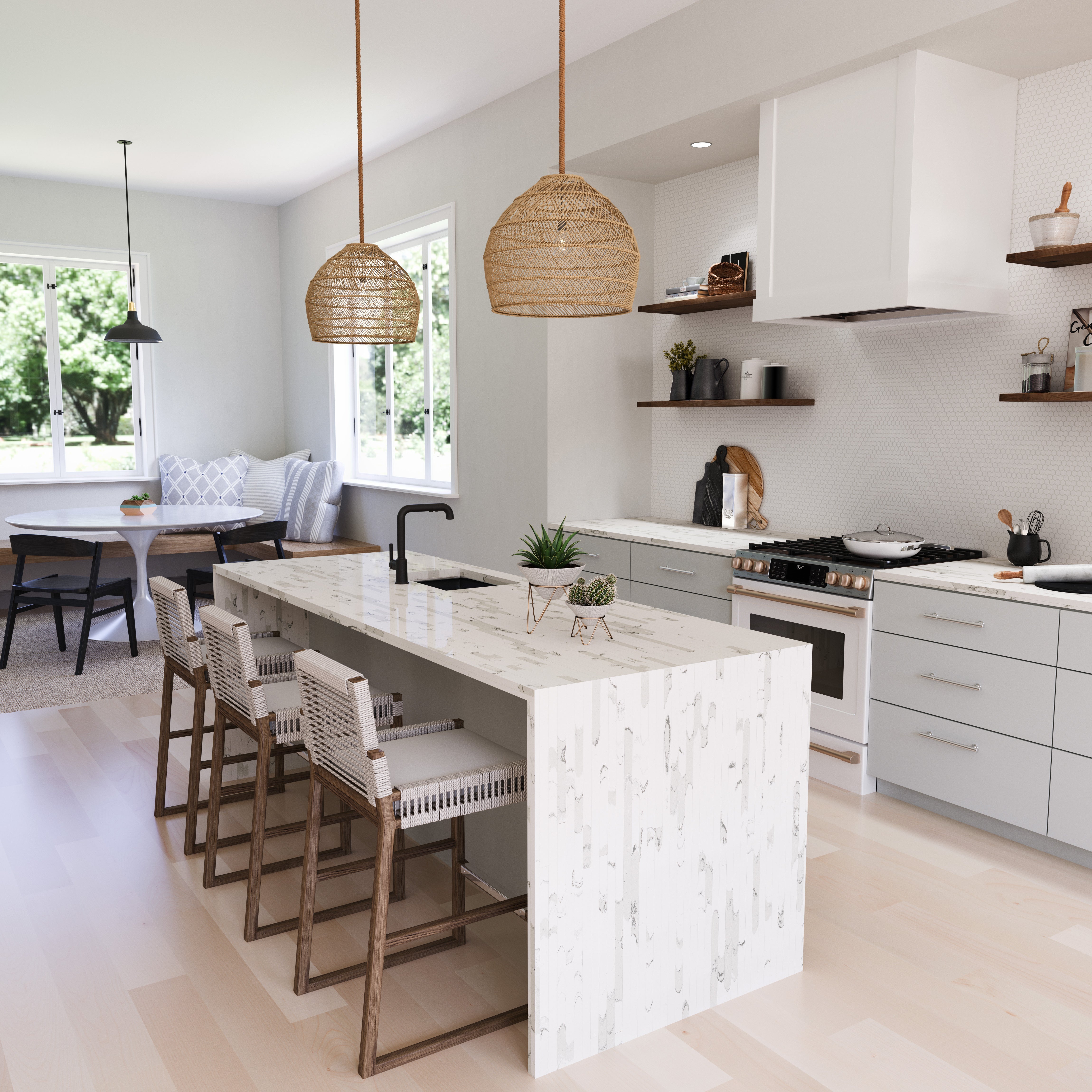 Brittanicca Block™ Quartz Sample by Cambria available at Aqua Kitchen