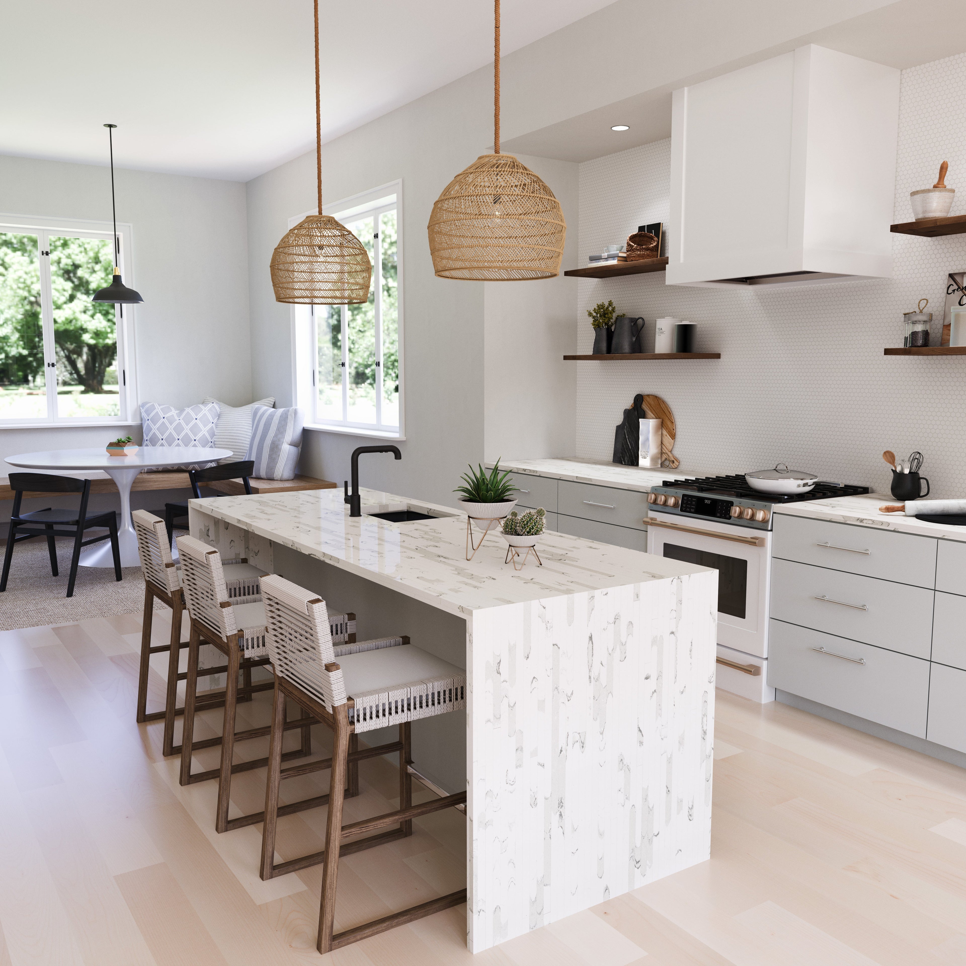 Brittanicca Block™ Quartz Sample by Cambria available at Aqua Kitchen