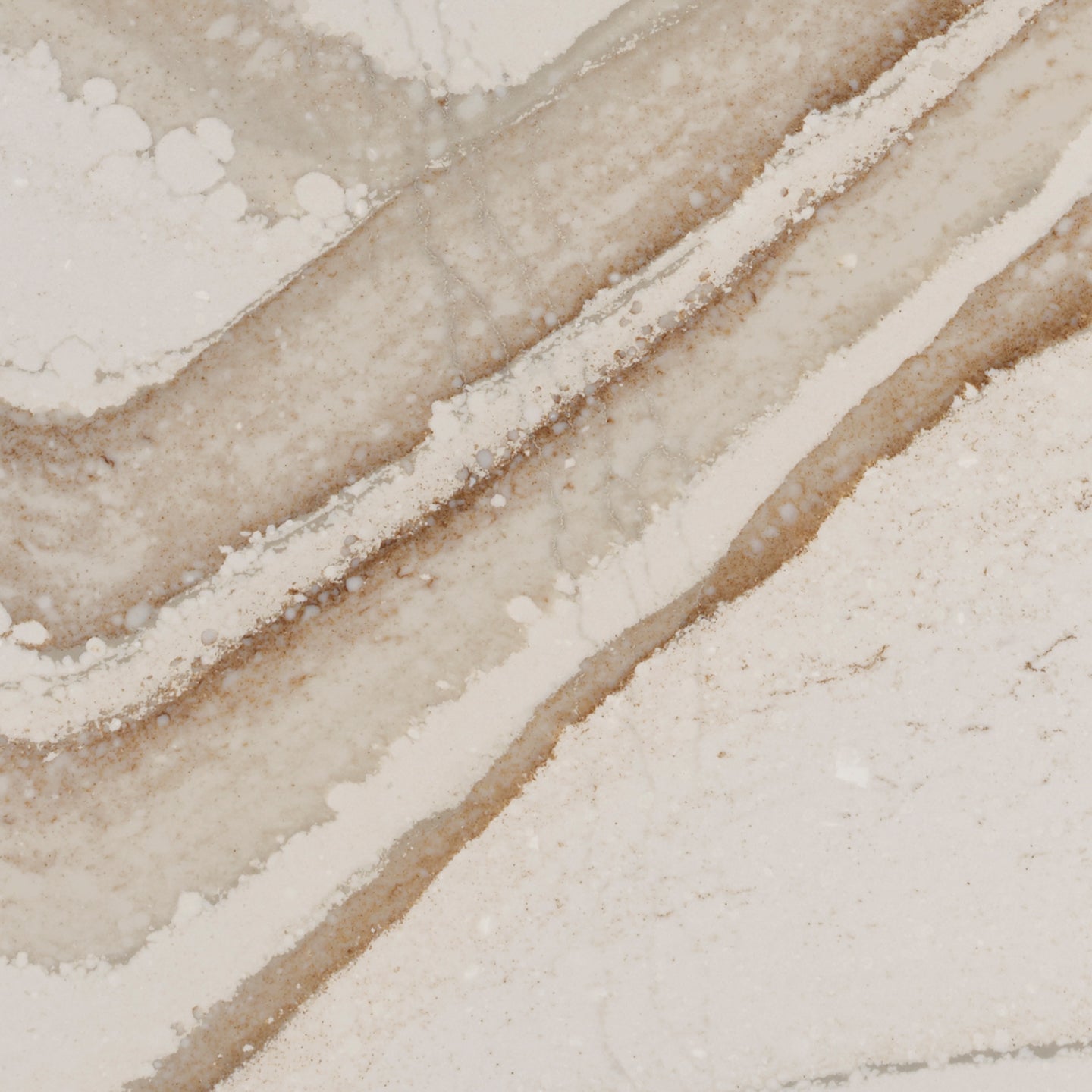 Brittanicca Gold Warm™ Quartz Sample by Cambria available at Aqua Kitchen