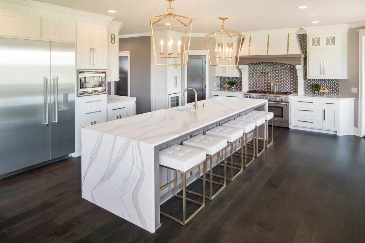 Brittanicca™ Quartz Sample by Cambria available at Aqua Kitchen