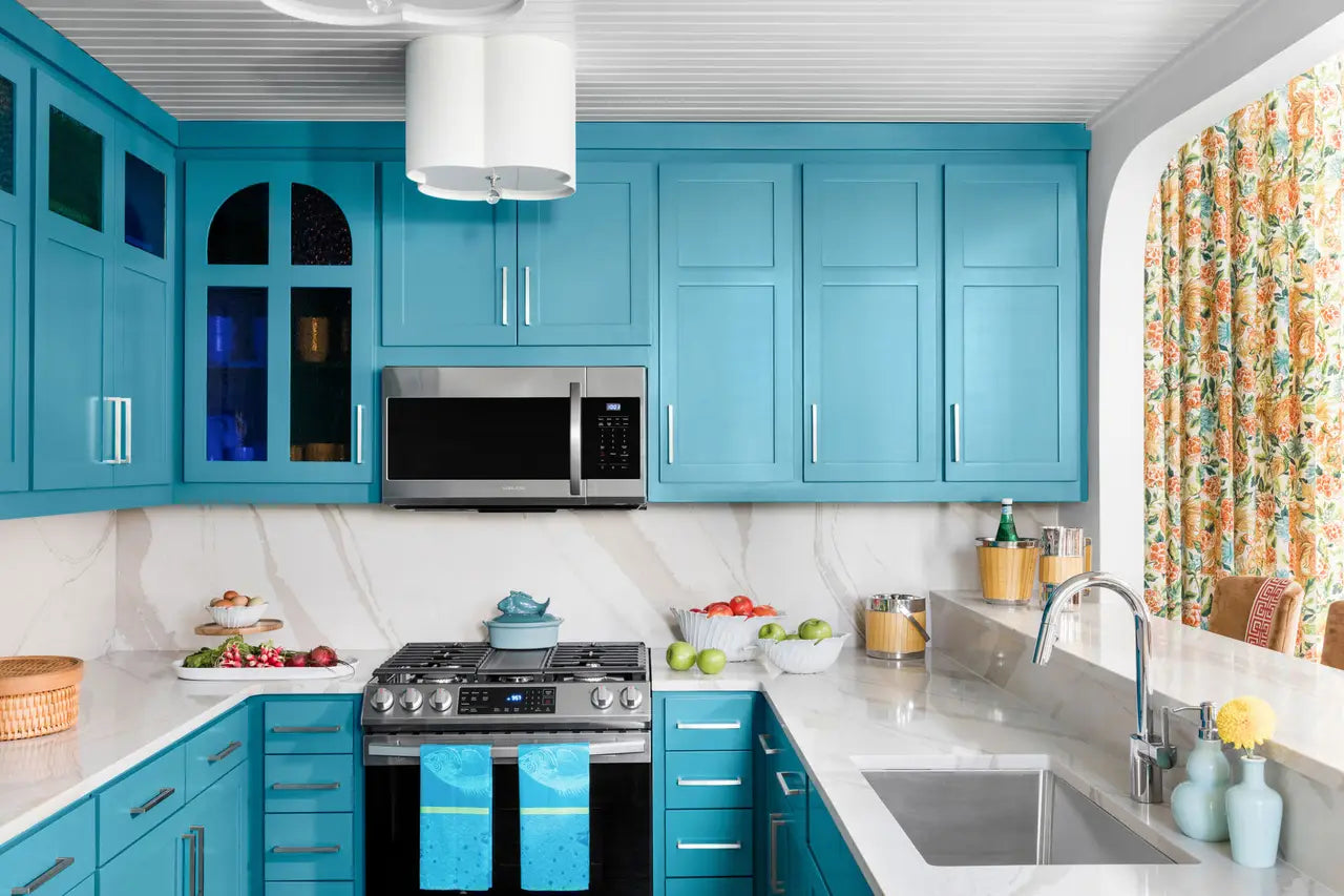 Brittanicca Warm™ Quartz Sample by Cambria available at Aqua Kitchen