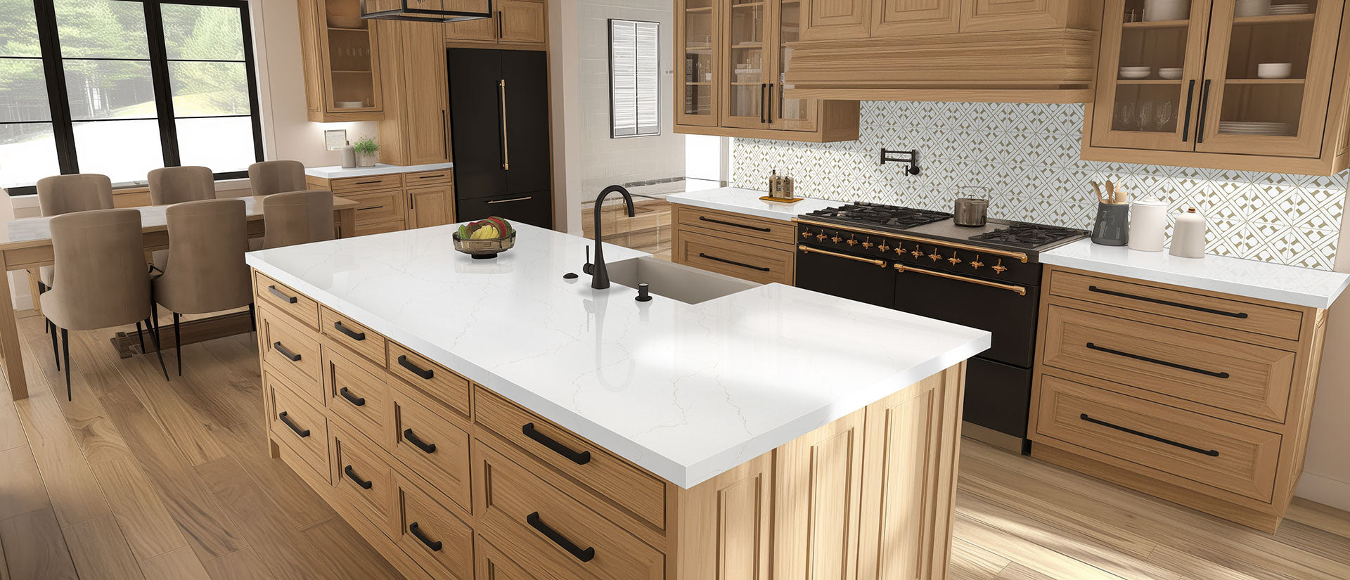 Calacatta Adonia by MSI Surfaces available at Aqua Kitchen