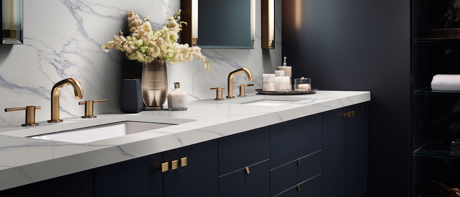 Calacatta Anava by MSI Surfaces available at Aqua Kitchen