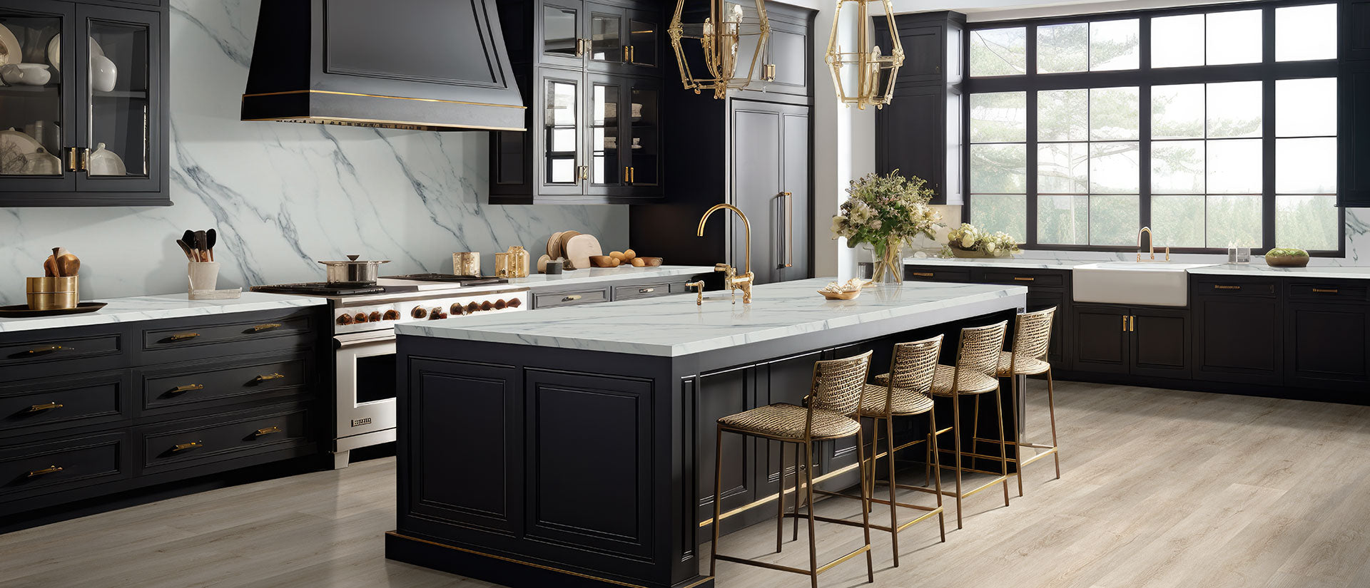 Calacatta Anava by MSI Surfaces available at Aqua Kitchen