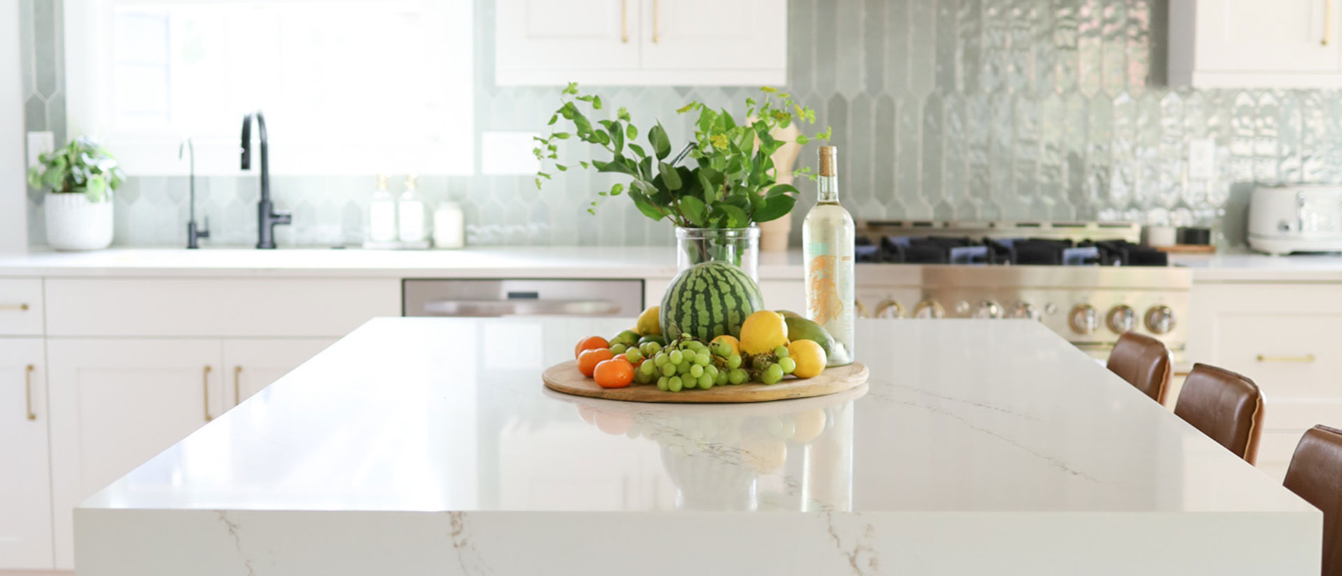 Calacatta Arno by MSI Surfaces available at Aqua Kitchen