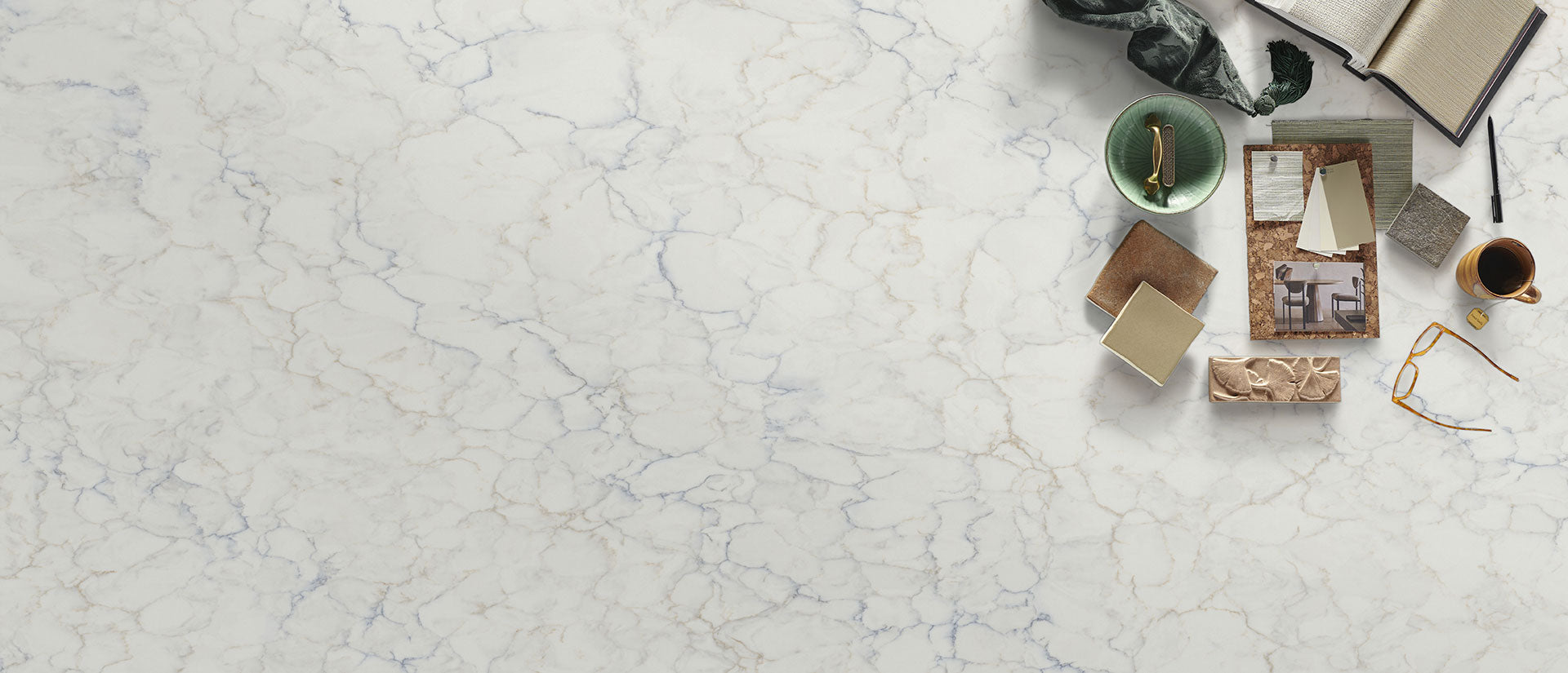 Calacatta Azulean by MSI Surfaces available at Aqua Kitchen