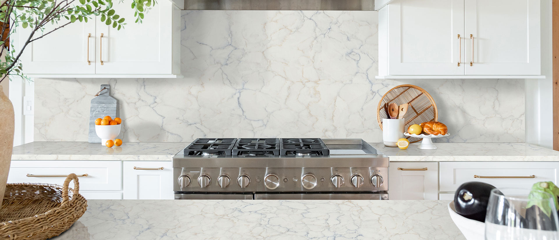 Calacatta Azulean by MSI Surfaces available at Aqua Kitchen