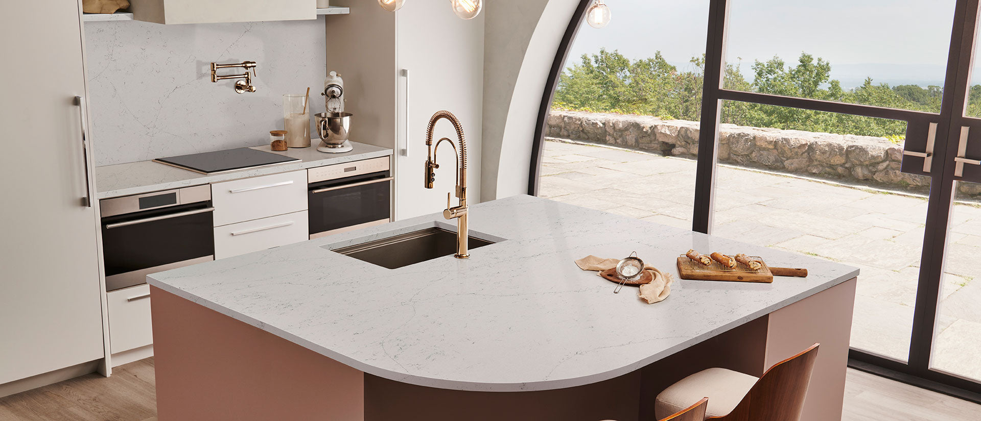 Calacatta Botanica by MSI Surfaces available at Aqua Kitchen