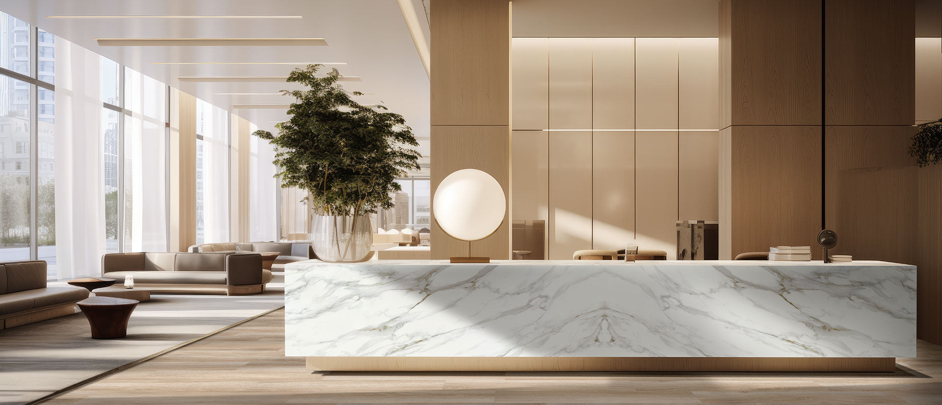 Calacatta Castana by MSI Surfaces available at Aqua Kitchen