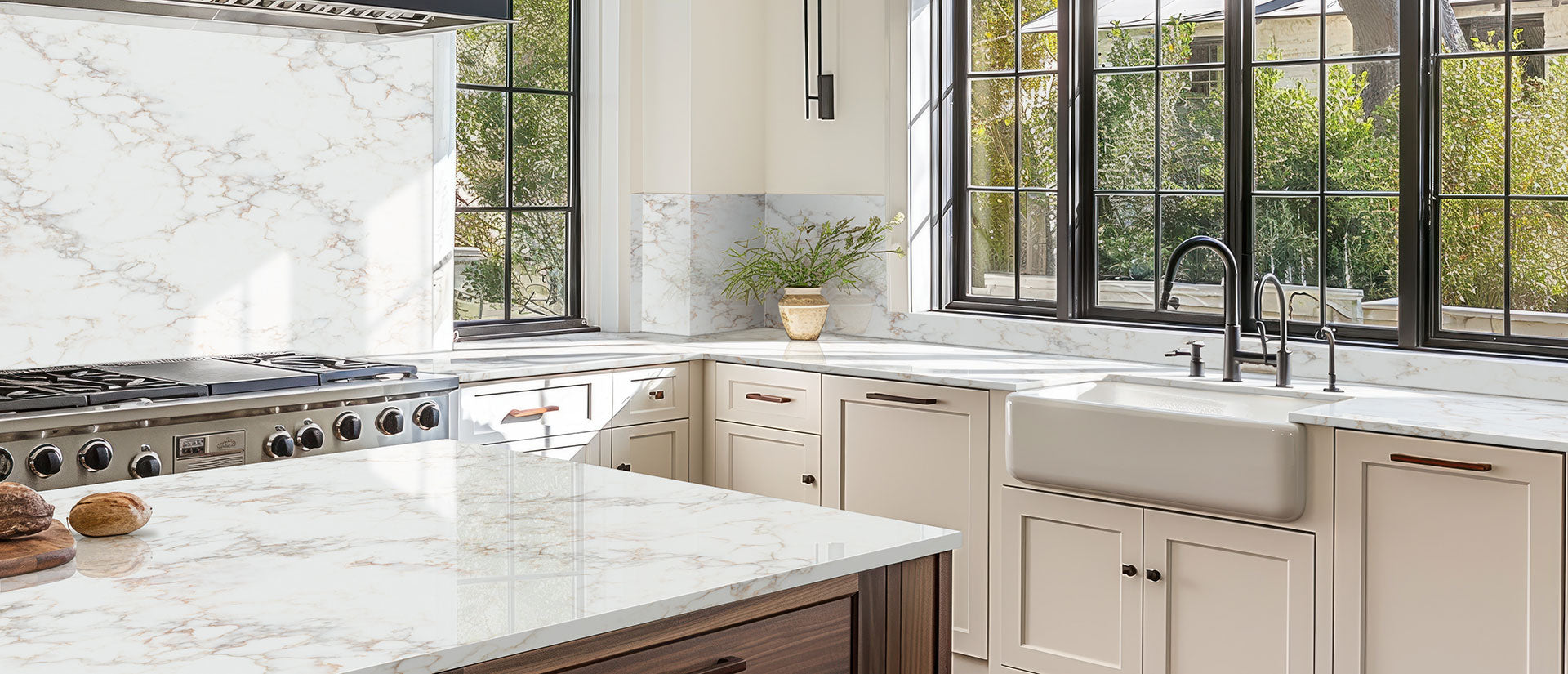 Calacatta Cinela by MSI Surfaces available at Aqua Kitchen
