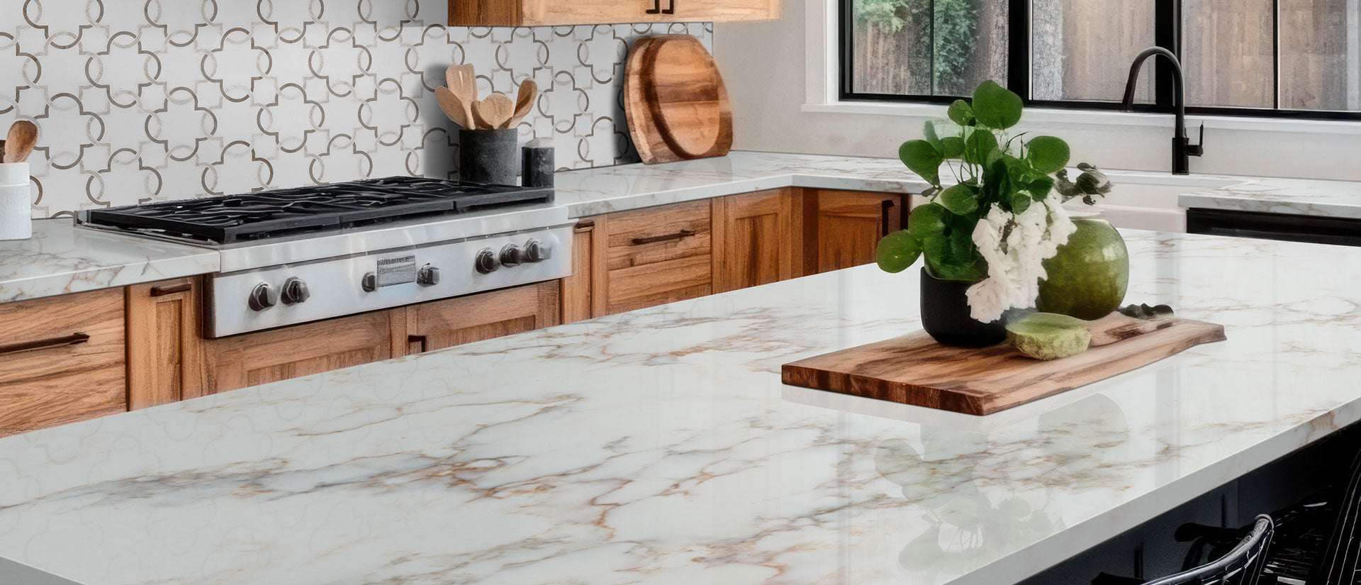 Calacatta Cinela by MSI Surfaces available at Aqua Kitchen
