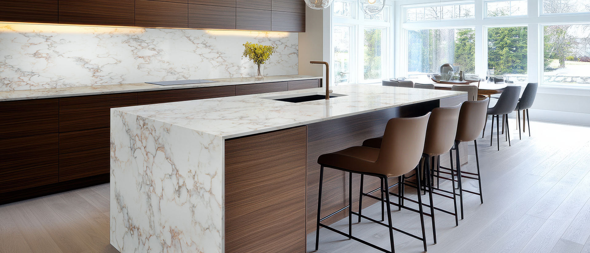 Calacatta Cinela by MSI Surfaces available at Aqua Kitchen