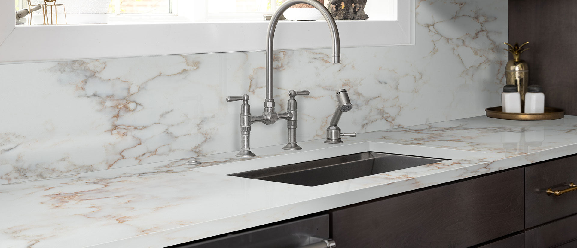 Calacatta Cinela by MSI Surfaces available at Aqua Kitchen