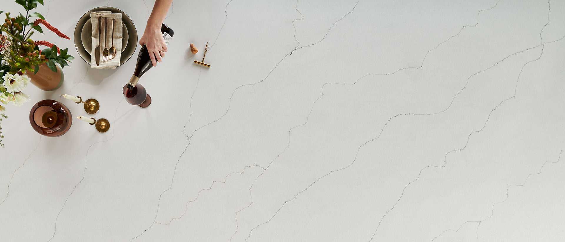Calacatta Duolina by MSI Surfaces available at Aqua Kitchen