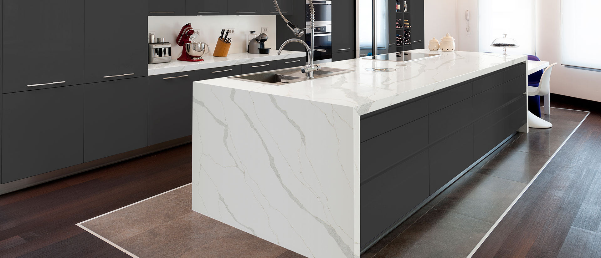 Calacatta Idillio by MSI Surfaces available at Aqua Kitchen