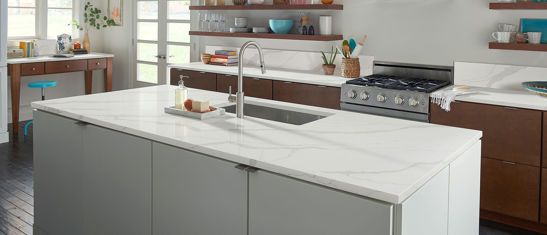Calacatta Idillio by MSI Surfaces available at Aqua Kitchen