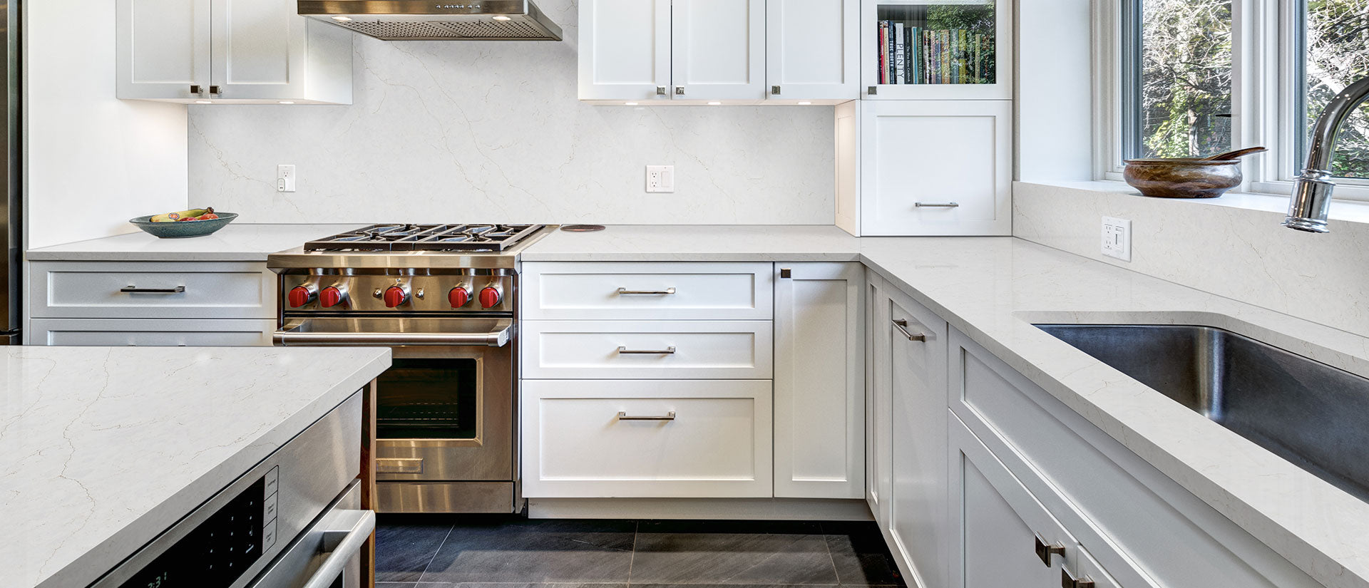 Calacatta Karmelo by MSI Surfaces available at Aqua Kitchen