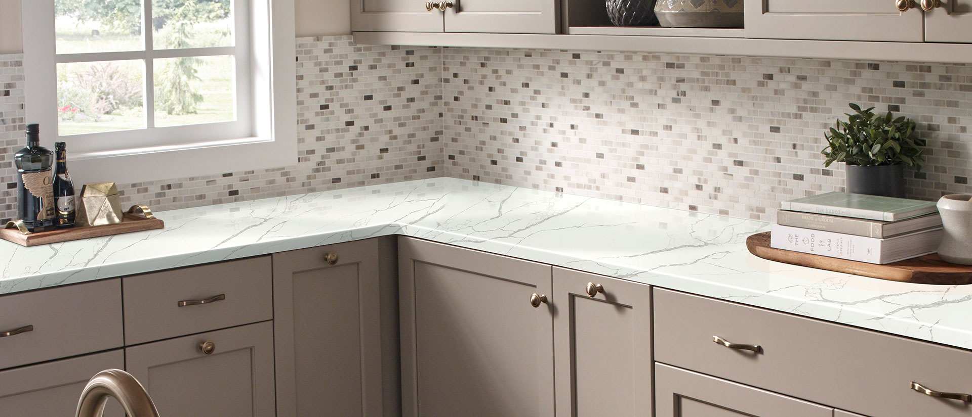 Calacatta Laza by MSI Surfaces available at Aqua Kitchen