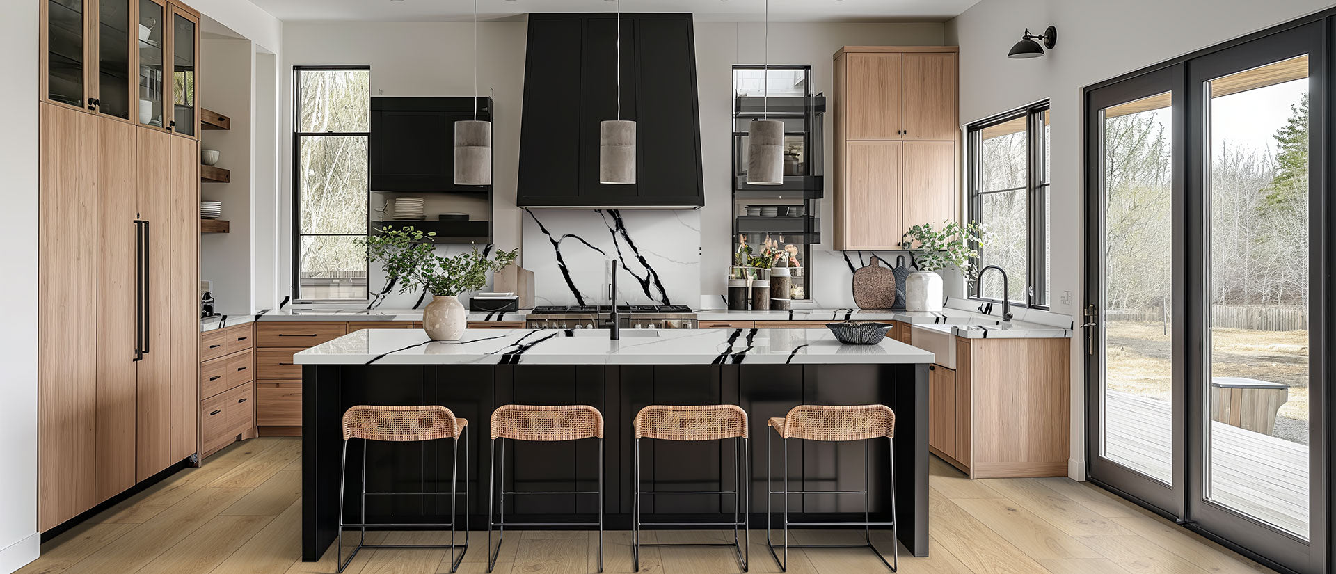 Calacatta Lumanyx by MSI Surfaces available at Aqua Kitchen