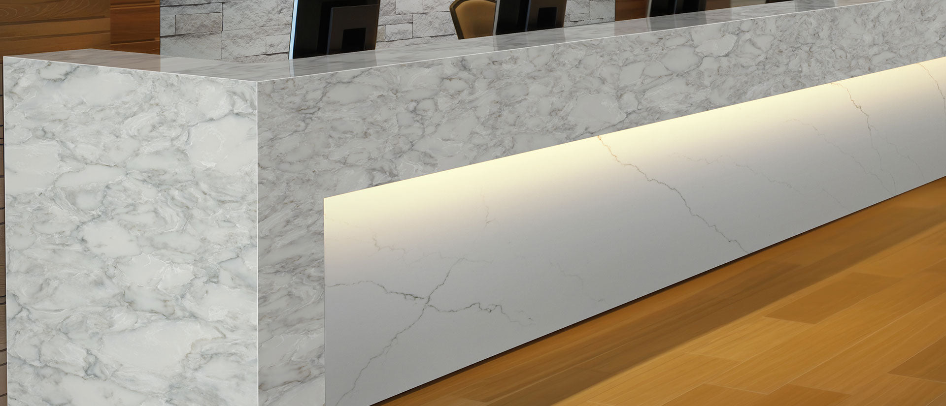 Calacatta Miraggio by MSI Surfaces available at Aqua Kitchen