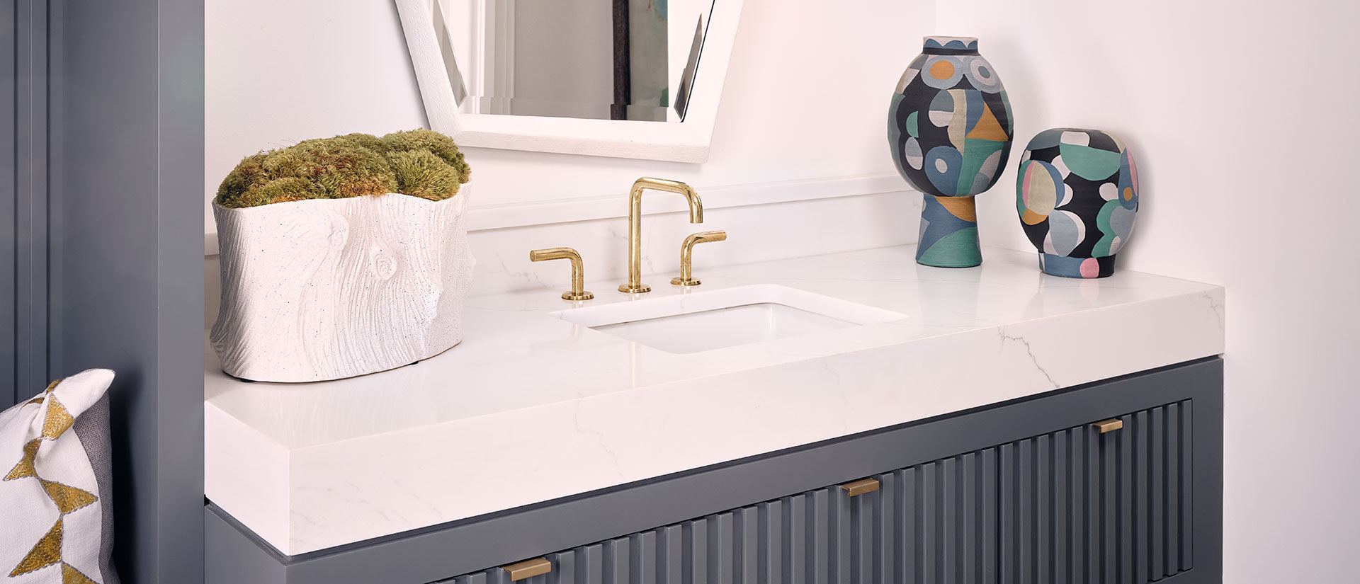 Calacatta Miraggio by MSI Surfaces available at Aqua Kitchen