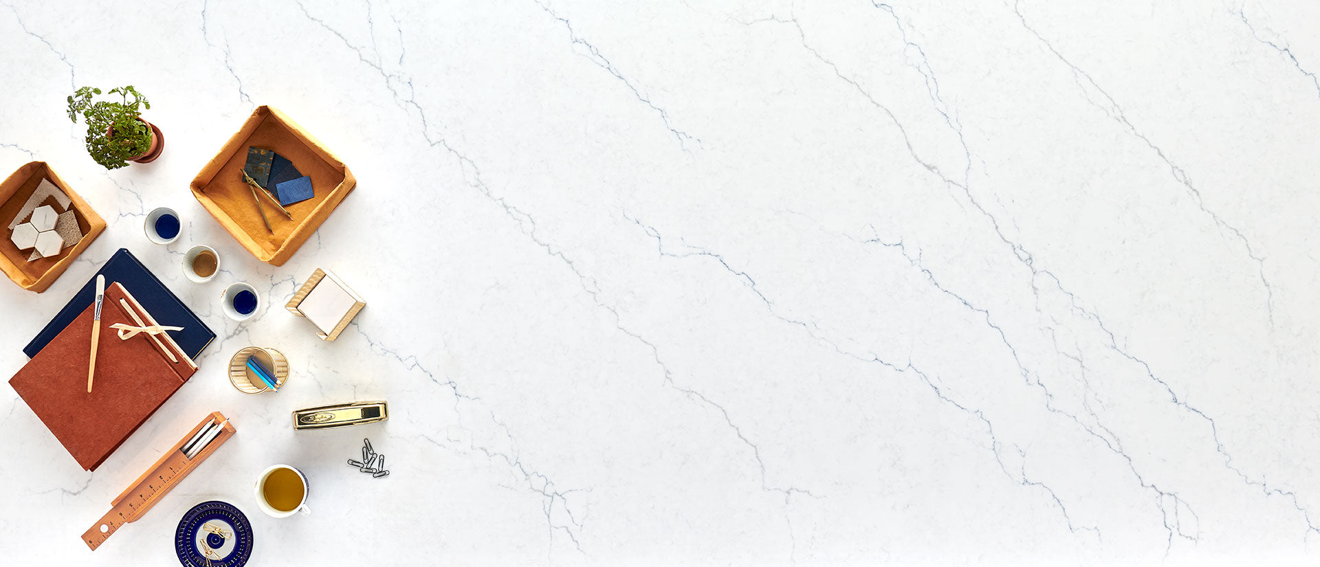 Calacatta Miraggio Cielo by MSI Surfaces available at Aqua Kitchen