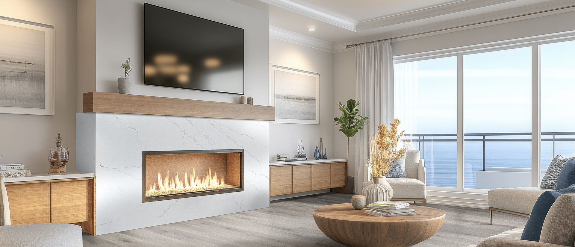 Calacatta Miraggio Cielo by MSI Surfaces available at Aqua Kitchen