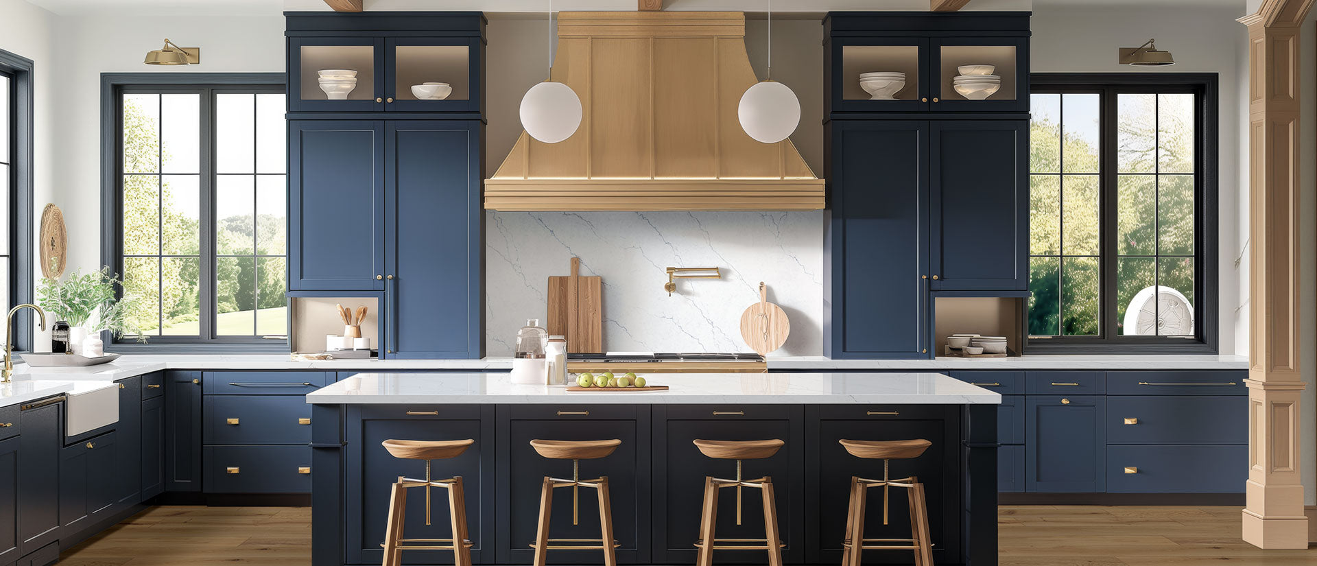 Calacatta Miraggio Cielo by MSI Surfaces available at Aqua Kitchen