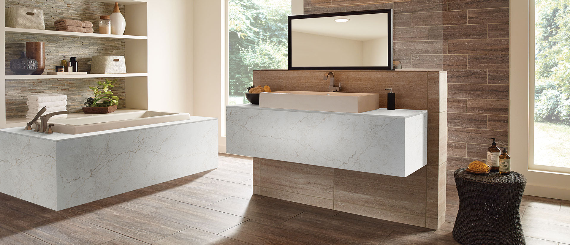 Calacatta Miraggio Cove by MSI Surfaces available at Aqua Kitchen