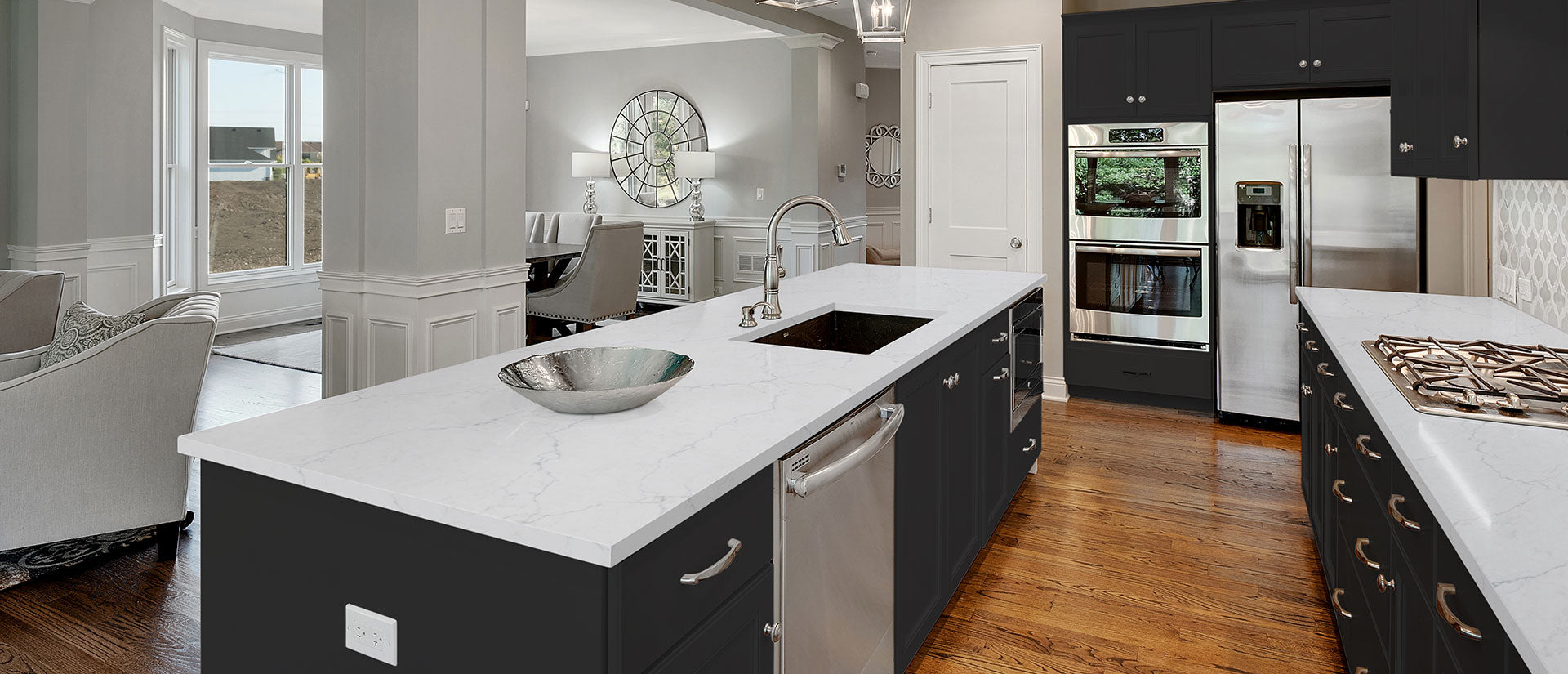 Calacatta Miraggio Duo by MSI Surfaces available at Aqua Kitchen