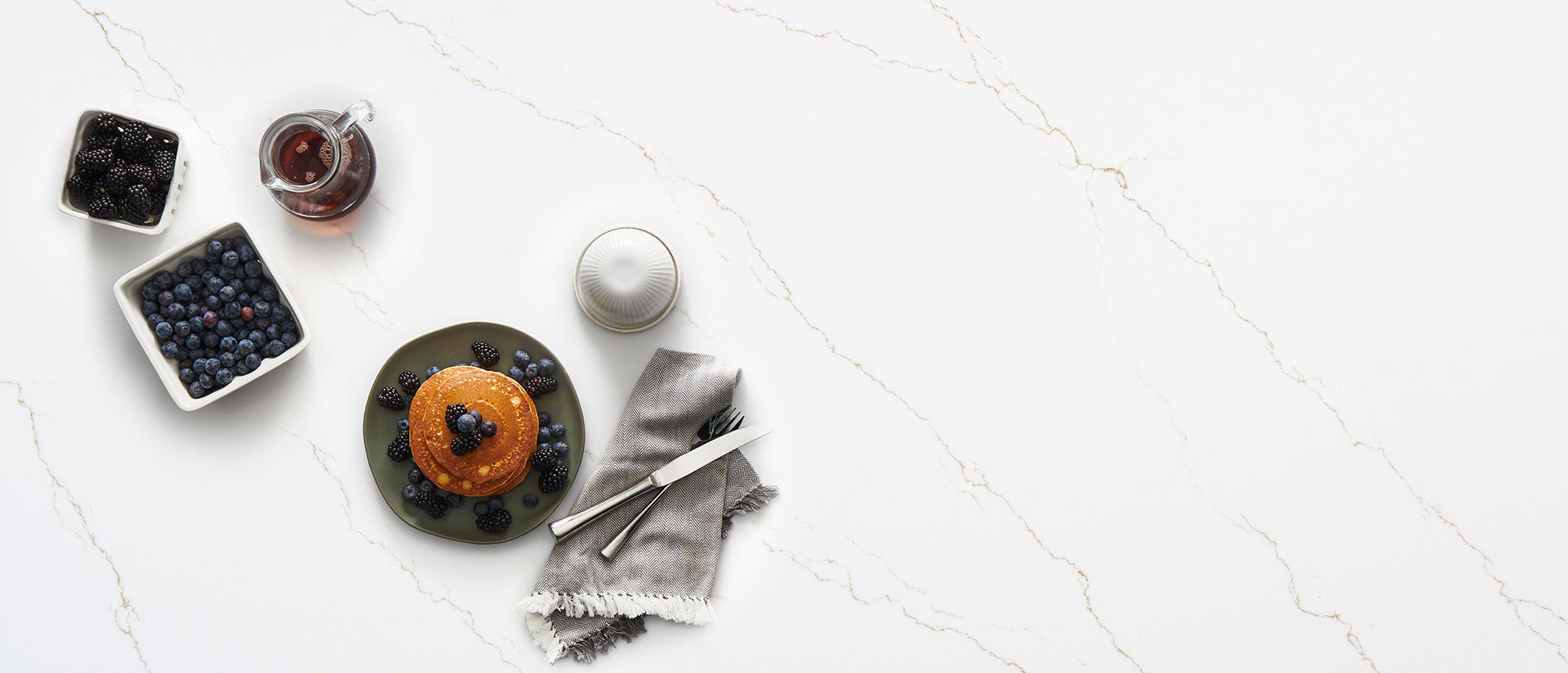 Calacatta Miraggio Gold by MSI Surfaces available at Aqua Kitchen