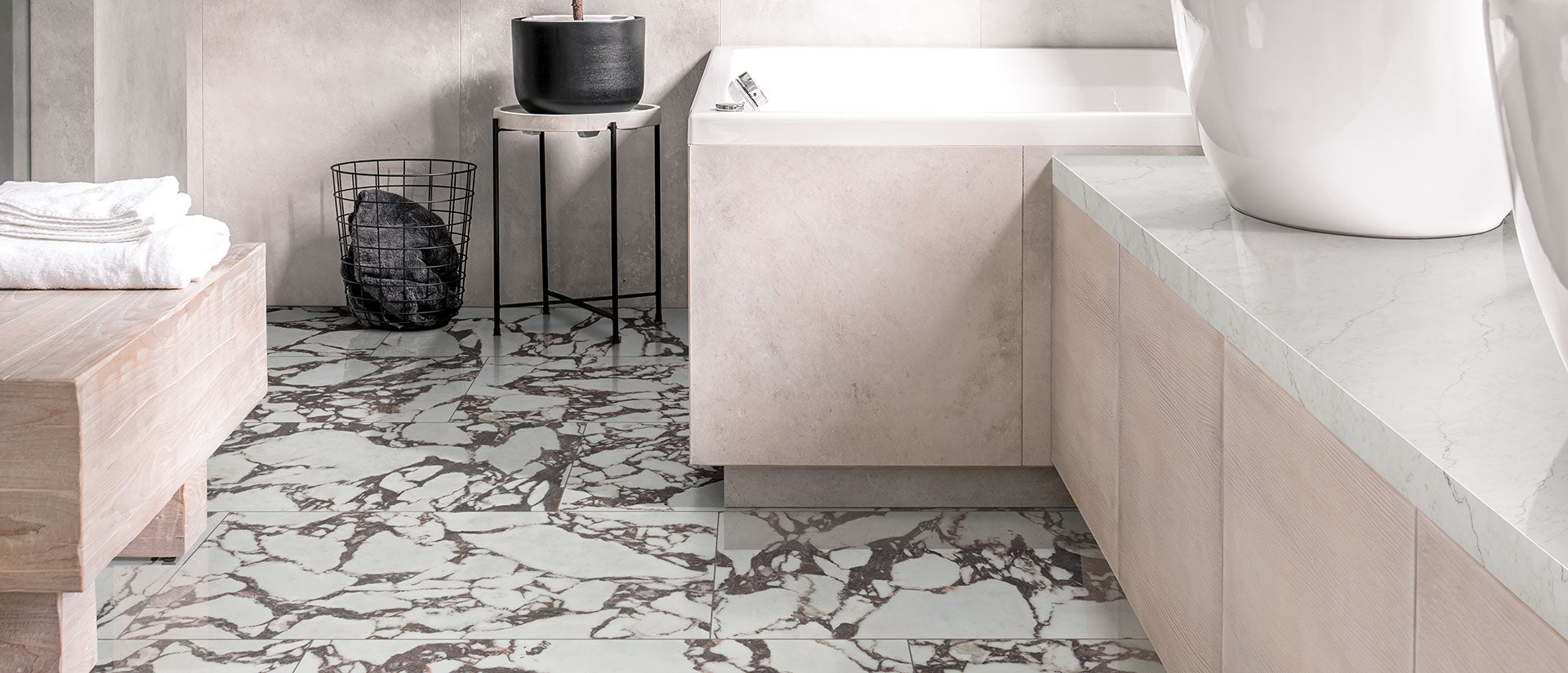 Calacatta Miraggio Sienna by MSI Surfaces available at Aqua Kitchen