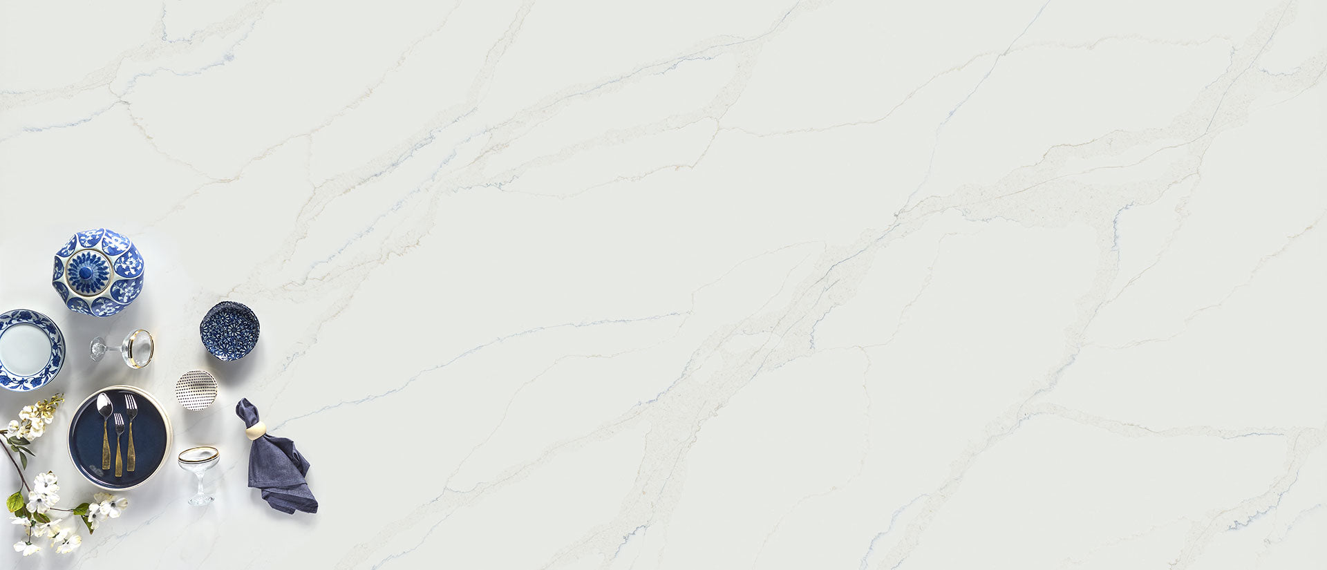 Calacatta Safyra by MSI Surfaces available at Aqua Kitchen