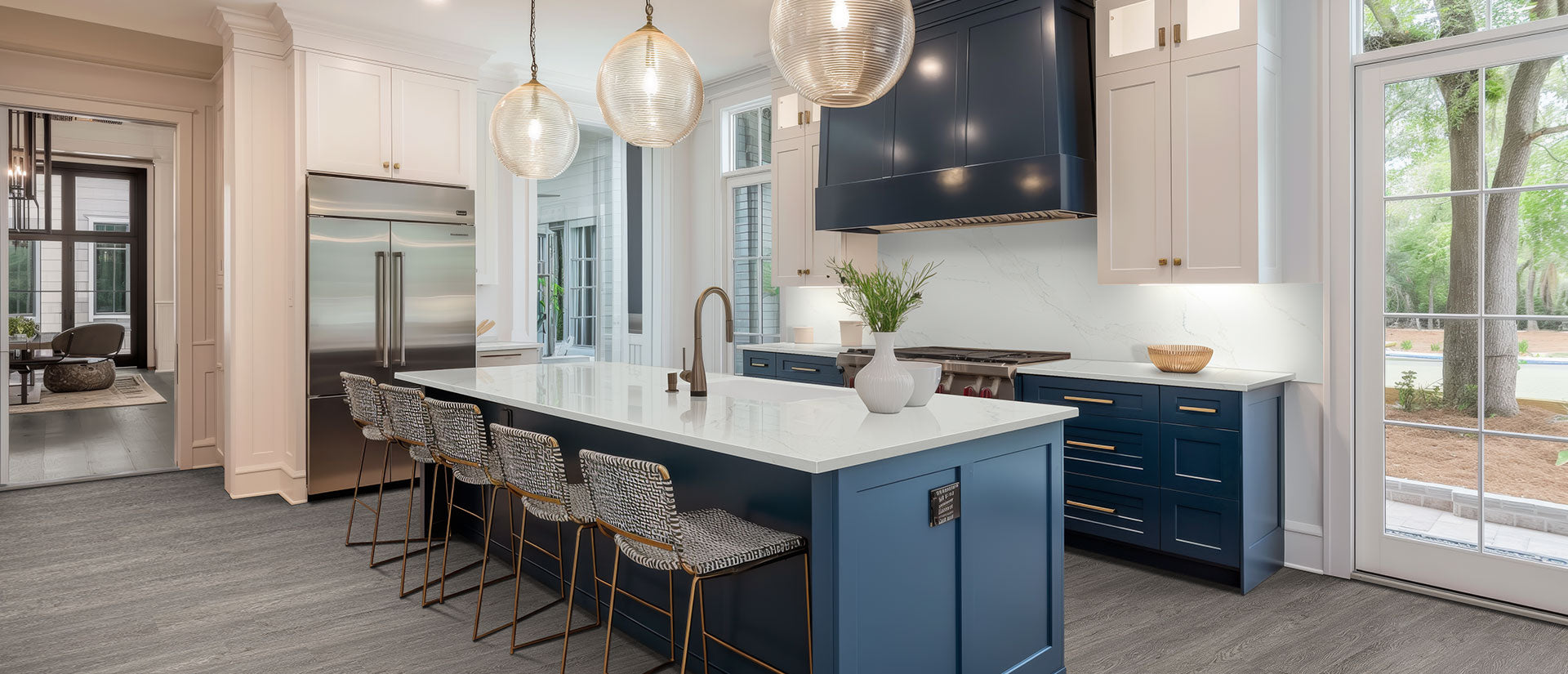 Calacatta Safyra by MSI Surfaces available at Aqua Kitchen