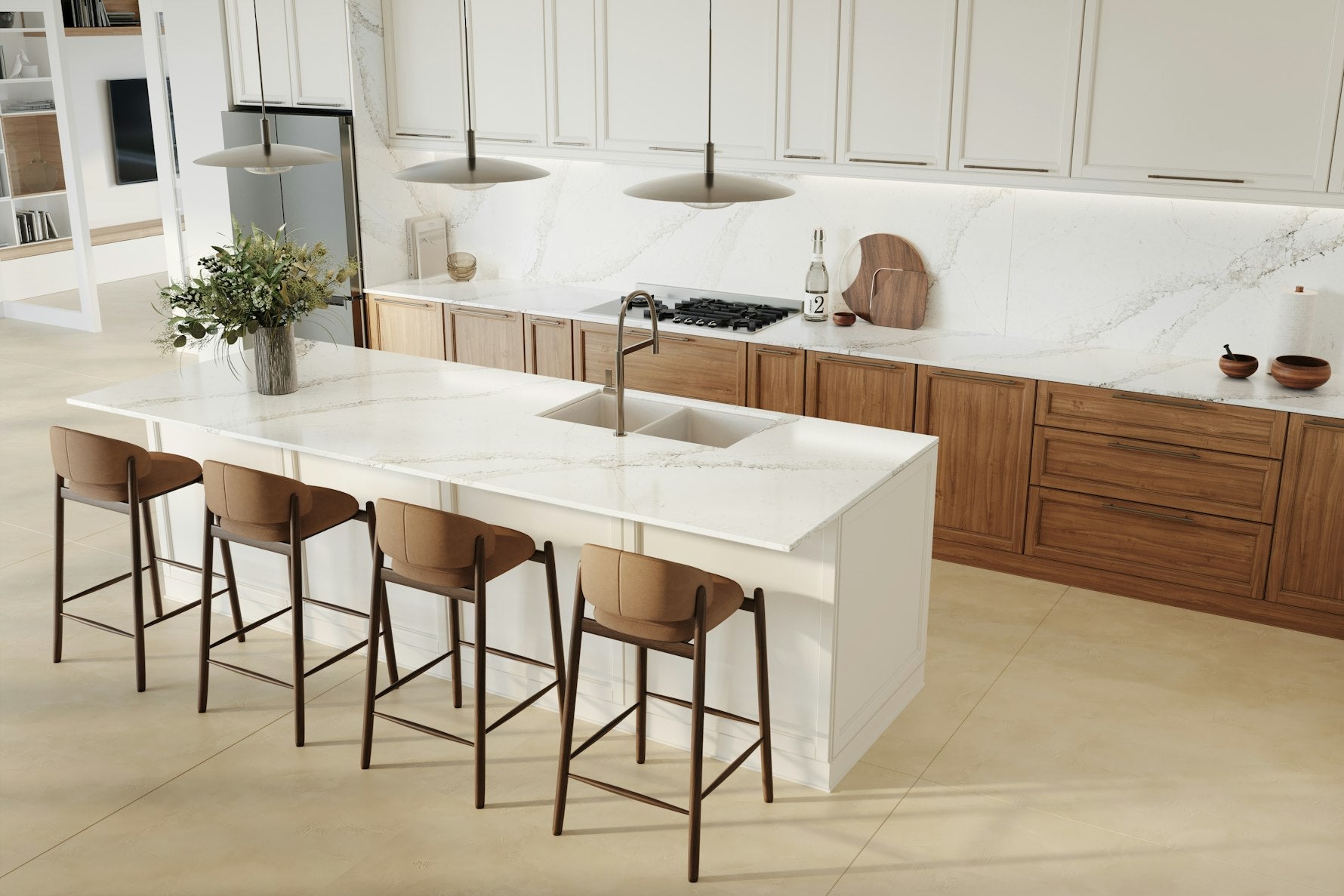 Calacatta Themis by Silestone available at Aqua Kitchen