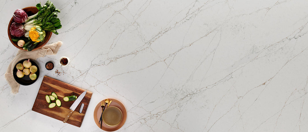 Calacatta Viraldi by MSI Surfaces available at Aqua Kitchen