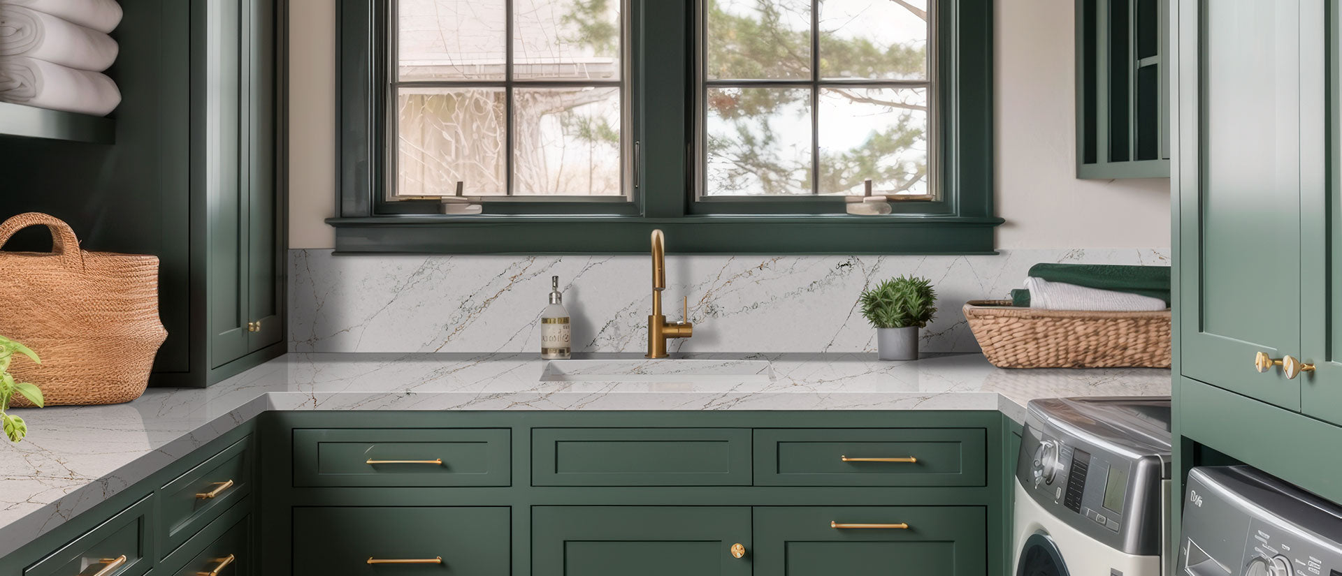 Calacatta Viraldi by MSI Surfaces available at Aqua Kitchen