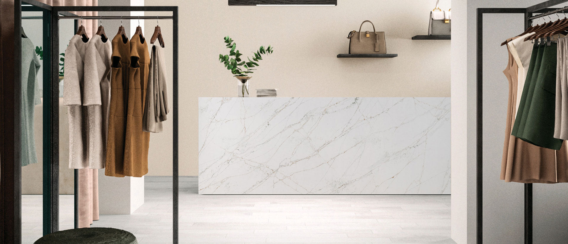 Calacatta Viraldi by MSI Surfaces available at Aqua Kitchen