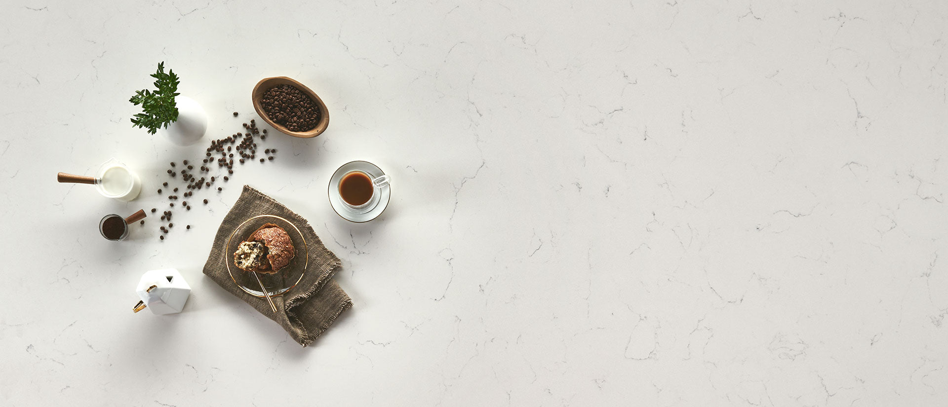 Carrara Delphi by MSI Surfaces available at Aqua Kitchen